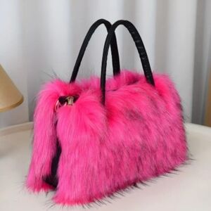 Stylish Pink Mink Handbag
